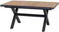 Siena Garden Sincro Dining Tisch, ausziehbar 160/200 x 100 cm - Aluminium (matt