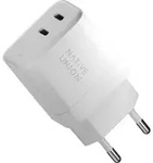 Native Union 35W Dual USB-C Fast GaN PD Wall Charger White - Wei&szlig;