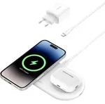 Belkin BOOST Charge Pro 2in1 Qi2 Ladepad 15W magnet.ws WIZ021vfWH - Wei&szlig;