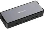 Verbatim USB-C Pro Docking Stat. 15 Port mit 256GB SSD 32174 - Schwarz/Grau