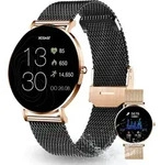 XCOAST SIONA2 MIT GRATIS ARMBAND Damen Smartwatch, AMOLED Display, ultraflach, iOS,