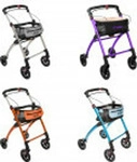 FabaCare Indoor Rollator Jaguar, schmal mit Tablett, Leichtgewicht...