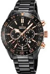 Festina Herren Uhr Fashion Edelstahl Armbanduhr blau UF20577/1 - Blau