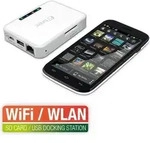 FANTEC MWiD25-DS weiss Mobile WLAN Docking Station - Wei&szlig;