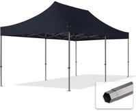 TOOLPORT 3x6m Stahl Faltpavillon, ohne Seitenteile, schwarz
