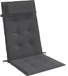 vidaXL Hochlehner-Auflagen 6 Stk. Anthrazit Oxford-Gewebe - Grau