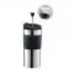Bodum K11102-01, Edelstahl, Schwarz, Gemahlener Kaffee, Edelstahl, 0,35 l, 80 mm, 90