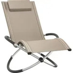 tectake&reg; Sonnenliege Paulina ergonomisch, faltbar, 150 kg - Beige
