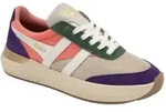 Gola Damen Sneaker Raven aus Nylon, mehrfarbig in Beige, Orange und Violett -