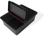 Weber WORKS Outdoor-Aufbewahrungsbox, einsetzbar in Seitentisch - Schwarz