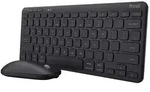 TRUST LYRA WL KEYBOARD & MOUSE US (Maus+Taste) schwarz - Schwarz
