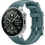 OnePlus Watch 2, 3,63 cm (1.43"), AMOLED, Touchscreen, 32 GB, GPS, 80 g - Silber/Grau