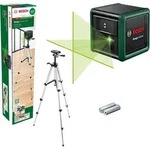 Kreuzlinienlaser Quigo Green, mit Stativ