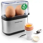 MAXXMEE Eierkocher Kompakt 2 Fr&uuml;hst&uuml;ckseier modernen Edelstahl-Design...