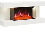 Elektro-Wandkamin BALDERIA Ida &ndash; Heizung bis 1800 W, 3D-Flammeneffekt, weiss