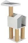 TRIXIE BE NORDIC Kratzbaum Jonte - grau/wei&szlig; - 115 cm - Grau/Wei&szlig;