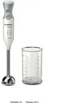Bosch MSM 66110 Stabmixer, Kunststoffgeh&auml;use, 600 Watt, 0,8 l Beh&auml;lter, 2