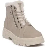 Tom Tailor Schn&uuml;rstiefel Beige - Wei&szlig;/Beige - 38