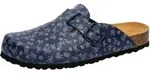 Pantoletten Bioline Clog Print mit Lederdecksohle und verstellbarer Schnalle...