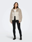 ONLY Kuschelige Steppjacke mit Teddyfleece und Rei&szlig;verschluss Gr&ouml;&szlig;e: M - Gelb - M