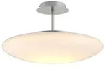 Lindby LED-Deckenleuchte Gunda, wei&szlig;, Glas, &Oslash; 48 cm, dimmbar - Wei&szlig;