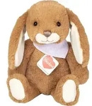 Teddy Hermann Hase Betty, Kuscheltier, Stofftier, Pl&uuml;schtier, Herzekind, Braun, 28