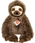 Teddy Hermann Kuscheltier Faultier 40 cm sitzend braun