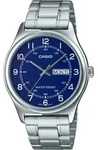 Casio Collection MTP-V006D-2B, Wasserfest - Silber/Dunkelblau
