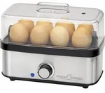 PROFI COOK Eierkocher PC-EK 1275 schwarz / silber 400 Watt bis zu 8 Eier - Silber