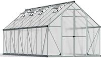 Palram - Canopia Kunststoff Gew&auml;chshaus Essence 8x20 silber 607x244x229 cm