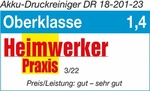 Akku Druckreiniger DR 18-201-23 + Akku & Ladeger&auml;t 18V E3 Akkusystem