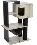 TRIXIE Kratzbaum CityStyle - grau/schwarz - 98 cm - Grau/Schwarz