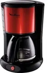 Moulinex Subito Filterkaffeemaschine FG360, Rot/Schwarz Und Edelstahl, 10-15 Tassen -