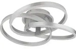 Globo Lighting Deckenleuchte Aluminium Geb&uuml;rstet, LED - Silber