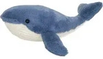 Teddy Hermann Kuscheltier Walfisch Waltraud 44 cm blau