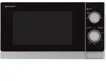 Sharp R200INW Mikrowelle Mikrowellenger&auml;t 800W 20L 5 Leistungsstufen - Silber