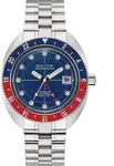 Bulova Uhr 96B405 Automatik blau rot Edelstahl - Silber