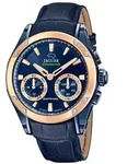 Jaguar Herren Multifunktion Uhr Connected Sport Elegant Leder blau UJ960/1 - Blau