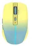 INCA Maus IWM-511RS 1600 DPI,Wrls & BT,6D Taste, Gelb - Blau/Gelb