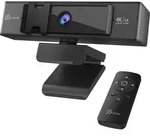 j5create JVCU435-N USBTM 4K Ultra HD Webcam mit 5x Digital Zoom Remote Control, 8,29