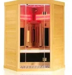 Dewello&reg; Infrarotkabine Infrarotsauna SALTCOATS 120cm x 120cm inkl. 3