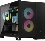 Corsair 2500D AIRFLOW, Midi Tower, PC, Schwarz, ATX, Stahl, Kunststoff, Geh&auml;rtetes