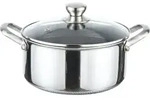 Edelstahl Wabenstruktur Kochtopf Induktion &Oslash;24cm Topf