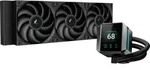 DeepCool MYSTIQUE 360, All-in-One-Fl&uuml;ssigkeitsk&uuml;hler, 12 cm, Schwarz