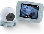Babymoov Babyphone YOO ROLL mit 8,9 cm Bildschirmdiagonale, Nachtlicht und ECO-Modus