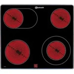 Bauknecht CHR 3462 IN, Schwarz, Integriert, 60 cm, Keramik, Glaskeramik, 4...