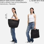 LIEBESKIND Berlin Shopper &bdquo;Aurora&ldquo; I Canvas Tasche f&uuml;r Laptops bis 16 Zoll...
