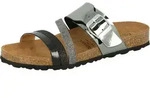 Pantolette Bioline Fashion Gr&ouml;&szlig;e 36 mit Lederdecksohle, Kork-Fu&szlig;bett und