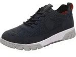 Bugatti Schn&uuml;rhalbschuhe bequem in blau, Gr. 40 - Dunkelblau - 40