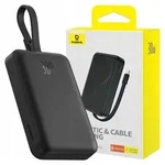 Baseus MAGSAFE MINI TYPE-C KABLOLU WIRELESS POWERBANK 10.000 MAH 30W SIYAH, 10000